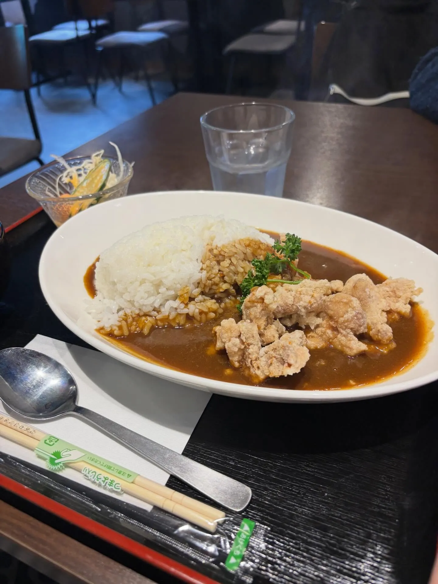 今日の息子とのランチデートはライムストーンさんでカレー